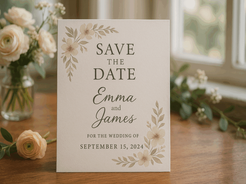 save the date mariage